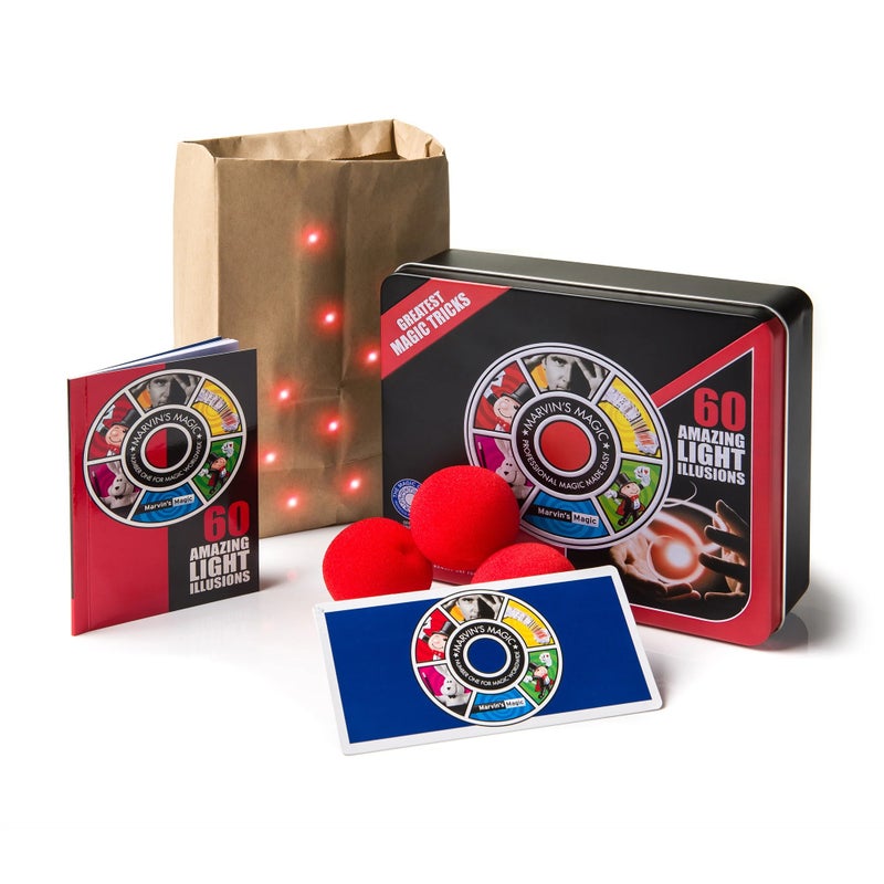 Marvins Magic Marvin’s Magic – 60 Amazing Light Illusions | Light-Up Magic Trick Set for Kids | Dazzling LED Effects & Beginner Magic Kit | Ages 6+ - Image 1